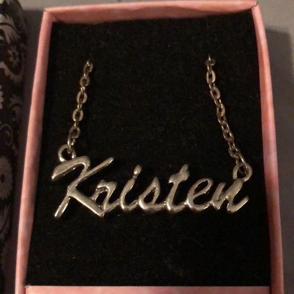 “ Kristen” Personalized Name Necklace - Picture 2 of 5